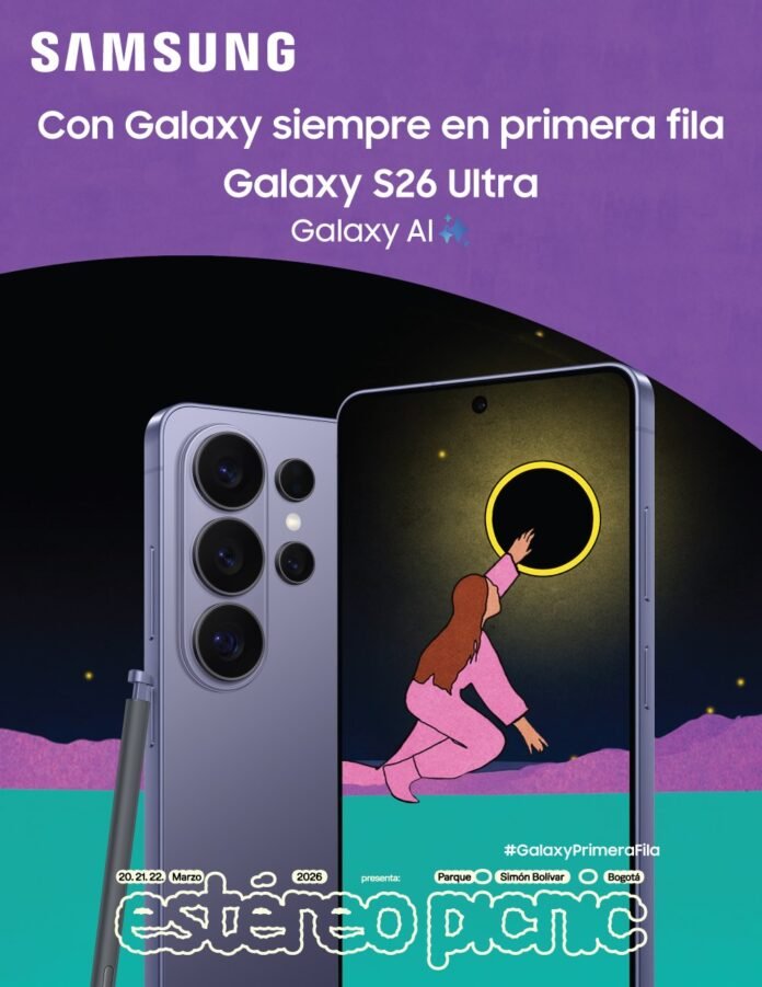 Samsung y Galaxy S26 en el Estéreo Picnic 2026
