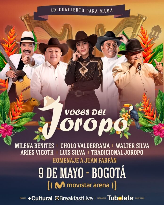 Voces del Joropo en el Movistar Arena: El Cholo Valderrama y más