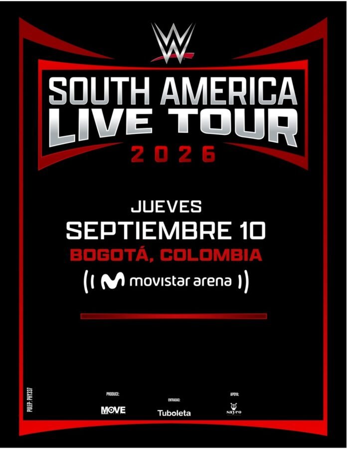 La WWE regresa al Movistar Arena: Todo sobre el South America Live Tour