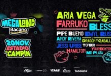 Megaland Bacano en El Campín: Artistas, fecha y boletas del festival Megaland Bacano 2026: Line up oficial con Farruko, Blessd y Aria Vega